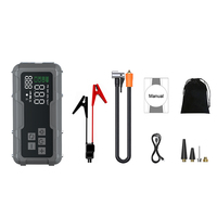 2 in 1 Portable Car Jump Starter with Tire Inflator 960A Peak 8000mAh Digital Air Compressor