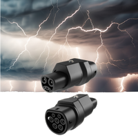 E-Mingze AC Charging EV Adaptateur GBT vers Tesla 16A Connecteur GB vers NACS Tesla pour voiture chinoise pour voiture tesla