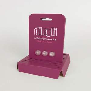 Pestañas de impresión de diseño personalizado, tarjeta de papel blíster de cápsula de plástico con 10 paquetes de cajas de exhibición en relieve UV Spot - Product Image 6