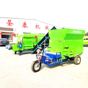 Nueva Mezcladora de Raciones Completas Shengtai Machinery 9JGW de 10 Toneladas H, Eléctrica Trifásica, para Procesamiento de Paja y Alimentos - Product Image 4
