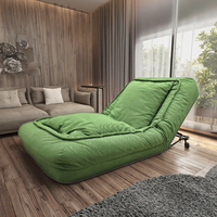 Sofá Cama Plegable de Estilo Moderno con Función Reclinable para Sala de Estar Dormitorio Hoteles Baños Estructura de Metal Cálido Tapicería de Tela
