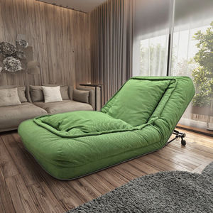 Canapé-<span class=keywords><strong>Lit</strong></span> <span class=keywords><strong>Pliant</strong></span> de Style Moderne avec Fonction Inclinable pour Salon Chambre Hôtels Salles de Bain, Cadre en Métal Chaleureux et Revêtement en Tissu - Product Image 2