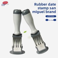 Timbre à date en caoutchouc rotatif de la marque Shengli, idéal pour la gravure laser – Vente en gros de matériaux de sceau.