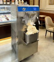 100L/S 5 Programlı Yatay İtalyan Dondurma Makinesi, El Yapımı Sert Süper Premium Dondurma ve Acai Makinesi