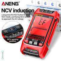 ANENG SZ02 Multimeter Digital 9999 Counts AC DC Tegangan Arus Suhu Kapasitansi NCV Zero Live Wire Tester HD Backlight Dual