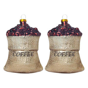 High-grade Hand Blown Glass Coffee Bean <strong>Ornaments</strong> for <strong>Christmas</strong> Tree China Origin <strong>Bulk</strong> Packaging <strong>Christmas</strong> Tree <strong>Ornaments</strong> - Product Image 3