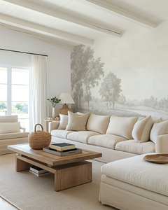 La peinture <span class=keywords><strong>panoramique</strong></span> de jardin rétro est utilisée pour le salon canapé décoration intérieure <span class=keywords><strong>papier</strong></span> peint Mural - Product Image 6
