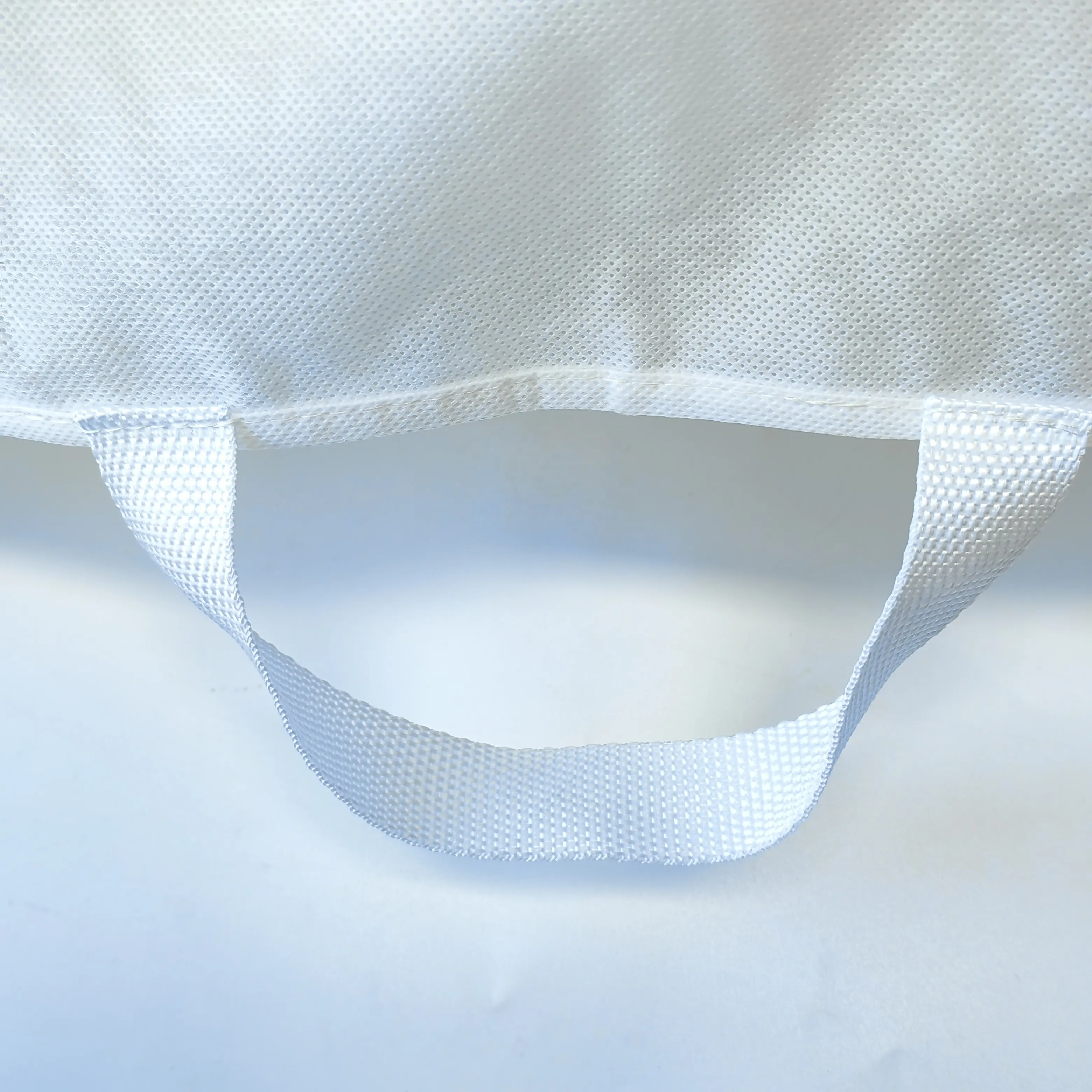 Düğün olmayan dokuma açık PVC vinil plastik yastık çanta kolları ile depolama zip çanta ambalaj çantası
