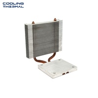 Maßgefertigter Gestanzter Lamellenkühlkörper aus Aluminium und Kupfer für Netzteile und Elektronik-Kühlung OEM
