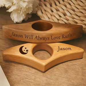 Custom Thumb Book Page Holder <b>Reading</b>, Wooden Bookmark With Engraved Name/Logo, Books <b>Accessories</b>, Bookish Gifts for Readers - Product Image 2