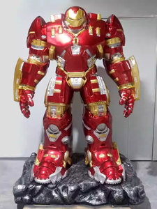 Sculpture blindée <span class=keywords><strong>Iron</strong></span> <span class=keywords><strong>Man</strong></span> Anti-Hulk en FRP pour centre commercial, salle d'exposition, <span class=keywords><strong>Marvel</strong></span> <span class=keywords><strong>Comics</strong></span>, Avengers, grandes décorations - Product Image 2