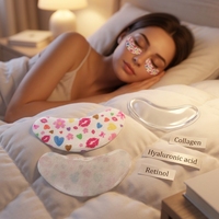 Patchs Hydrogel Personnalisés pour les Yeux, Gel Rafraîchissant au Collagène pour la Nuit, Lisse les Rides, Élimine les Yeux Gonflés