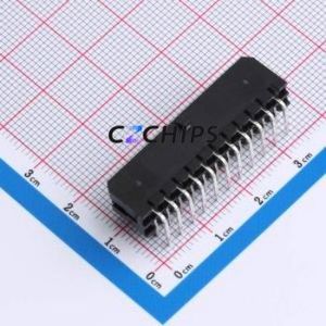 W300220KC-22PB2123 Wire-to-Board Pin Header Bent Lead Through Hole,P=3mm Connector 2x11P 3mm Right Angle Insert Micro-Fit MX 3.0 - Product Image 2