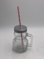 Pot mason en relief en forme d'arbre de noël sur mesure, vente en gros, distributeur de boissons en relief, couvercle paille sur mesure, pot mason en relief