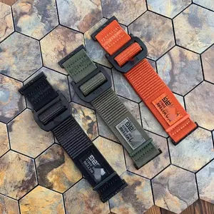 40mm uags מטרים ספורט להקת שעון ניילון רצועת Adjuystable uaging פעיל בד להקת שעון עבור אפל צמיד 41 42 44 45 49mm