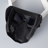 Masques tactiques intégraux respirants pour la protection extérieure et la conduite, motif squelette