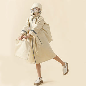 للبيع بالجملة معطف واق من المطر مخصص من البوليستر مقاوم للماء والطلاب مقاوم للرياح معطف واق من المطر للأطفال والفتيات - Product Image 2