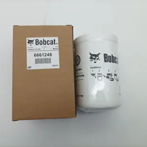 Bobcat-piezas de maquinaria de construcción de excavadora, elemento de filtro diésel, filtro de aceite 6661248