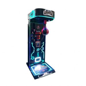 เครื่องเกมอาร์เคดสำหรับเด็กแบบหยอดเหรียญ เครื่องเล่นเกมต่อยมวยอิเล็กทรอนิกส์ในสวนสนุก เครื่องต่อยมวยพลาสติก - Product Image 2