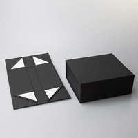 Boîte cadeau rigide en carton avec logo personnalisé, emballage de luxe, boîte cadeau pliable avec couvercle magnétique