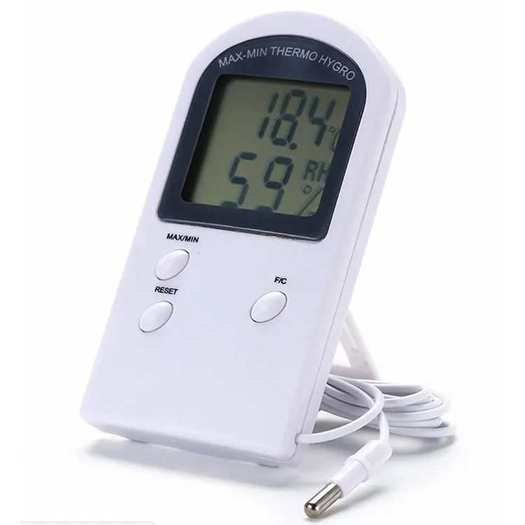 -10 ~ + 50C misuratore di umidità della temperatura digitale interna con display a parete temperatura analogica elettrica portatile montata