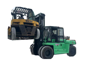 Chariot élévateur diesel Mitsubishi FD150 FD120 FD70 d'occasion à prix avantageux avec positionneur latéral, bon état, 15 tonnes, modèle 2020 - Product Image 1