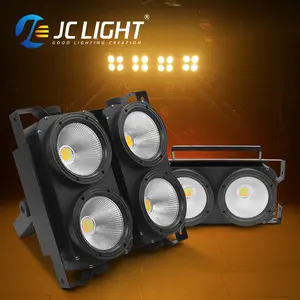 2 Eye 200w Led Audience Dmx Led Blinder Light Dmx 4 Eye Blinder 4x100w Warm White Cool White Blinder Light