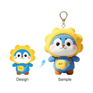 Fabricants de peluches personnalisées de haute qualité, peluches sur mesure, porte-clés en peluche personnalisés - Product Image 2