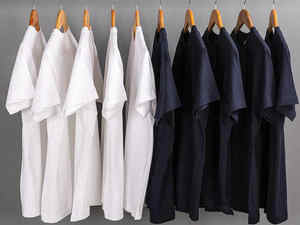 T-shirt en coton fin unisexe couleur unie col rond manches courtes coton doux T-shirts unis T-shirts de course pour hommes - Product Image 6