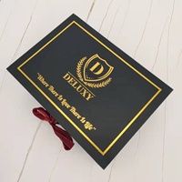 Boîtes-cadeaux personnalisées en verre à vin, 20 pièces, boîte magnétique avec ruban, boîte à vin, emballage en mousse EVA