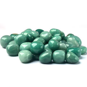 Toptan doğal yeşil aventurin kristal eskitme taş parlatma yeşil aventurin çamaşır çakıl taş - Product Image 2