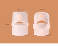 Protector de Dedos de Gel de Sílice YNGB, Aclara el Tono de Piel, Protección Efectiva para Uñas de Pies y Manos, Previene la Decoloración de los Dedos Largos