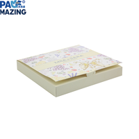 Boîte d'emballage cosmétique en papier kraft pliable écologique, magnifique, pour flacons, maquillage, huile essentielle, parfum, coffret cadeau