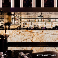Comptoir en faux quartz, décoration de bar en onyx, panneau mural translucide, marbre artificiel en albâtre, grandes dalles, maison moderne