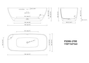 Bañera moderna independiente Maydon, bañera ovalada de superficie sólida, diseño de baño elegante, piedra Artificial, categoría de producto, bañeras - Product Image 6