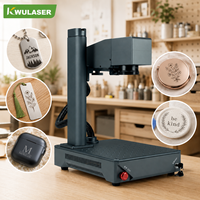 Machine de marquage laser à fibre portable, équipement de marquage métallique de bureau, système de codage de traçabilité pour codes QR et codes-barres