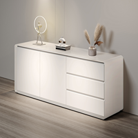 Meubles de salon de salle à manger de luxe de style moderne Buffet moderne en bois brillant