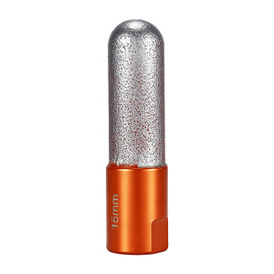 Cabezal de pulido de diamante de 15 mm, cilíndrico, de grano fino, para amoladora angular, para agrandar orificios y recortar. - Product Image 3