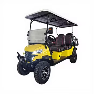 Voiturette de golf électrique 4 places avec système de freinage efficace pour la sécurité en cas d'urgence - Product Image 1