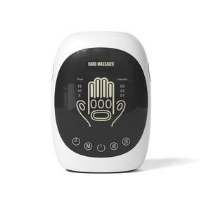 Masajeador de terapia de manos, productos de masaje de acupresión portátiles, masajeador de manos eléctrico recargable vibratorio con compresión de calor - Product Image 1