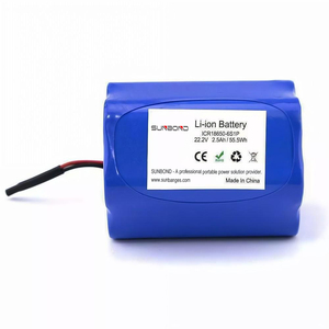 22.2V 2.5Ah 2500mAh 6S1P Li-ion LiFePO4 batterie Pack 18650 BMS AI Robots intelligents IoT aspirateur sans fil <span class=keywords><strong>iRobot</strong></span> Roomba - Product Image 2