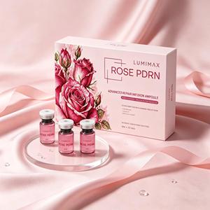 Ampolla de Infusión Reparadora Avanzada ROSE PDRN, Sérum Antiedad, Minimiza los Poros Dilatados, Suaviza la Textura de la Piel, Sérum Iluminador - Product Image 5