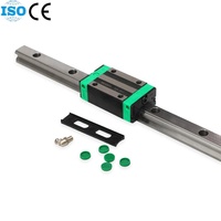 Serie HG de alta precisión HGR15/20/25/30/35/45/55, guía de movimiento lineal de acero con rodamiento, guías lineales y bloques para máquina NCN