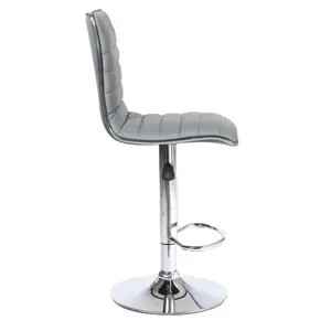 Muebles de cocina de silla de barbería diseño moderno bar silla de bar al aire libre taburete de estilo de cuero de la pu de barra giratoria sillas