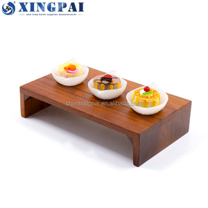 XINGPAI otros suministros de hotel y restaurante cafetería decoraciones de boda soporte de pastel de madera - Product Image 5