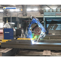 Robot industrial de haz de soldadura de eficiencia energética Estación de trabajo de robot de soldadura de arco automático