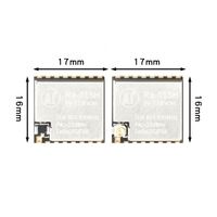 Module sans fil LoRa RF WIFI SX1262 Ra-01SH 803-930MHz avec antenne, interface SPI 3.3V, marque originale, vente chaude