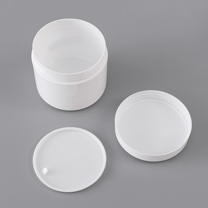 Tarro de plástico redondo con tapa a presión para crema, 10g 30g 50g 100g 200g 250g 300g 500g, envase cosmético para viaje y reenvasado - Product Image 4