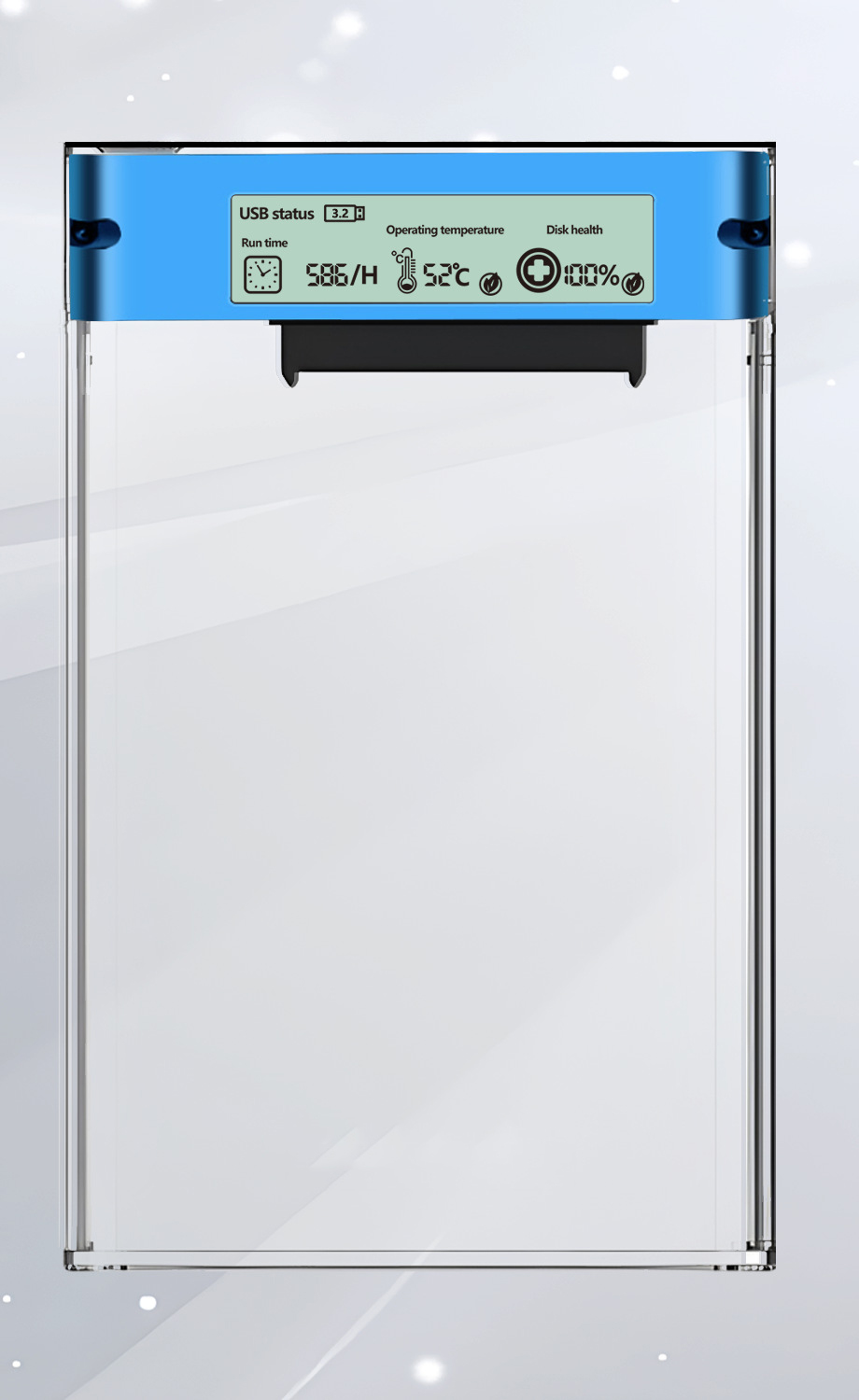 Pantalla en blanco y negro azul U25TY3.1-P-AC+Adaptador