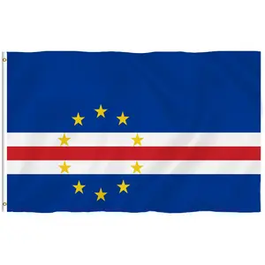 Manufacture Wholesale Hot selling Cape Verde Custom Flag 3x5ft Flag Flags All Countries